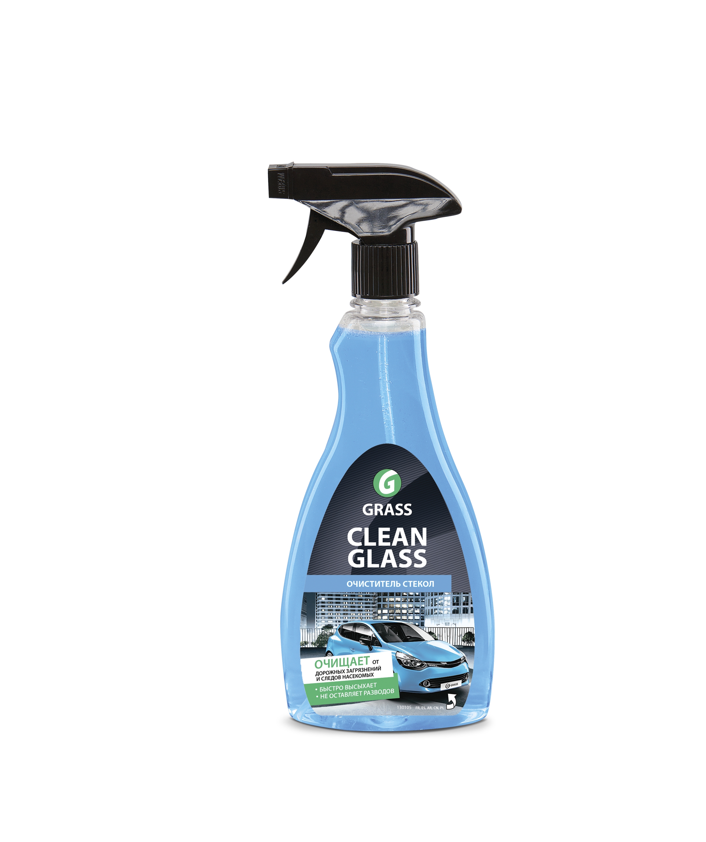 Grass  110393 Clean Glass Очиститель стекол авто, 0,6кг, триггер GRASS | Helas.ru 1